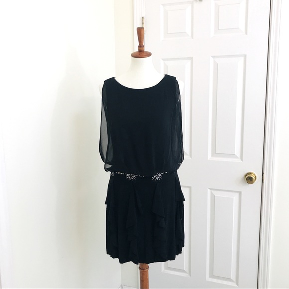 Betsy & Adam Dresses & Skirts - Betsy & Adam Black Cocktail Dress, Size 8